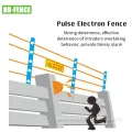 High Voltage Pulse Security Electric Fence for House